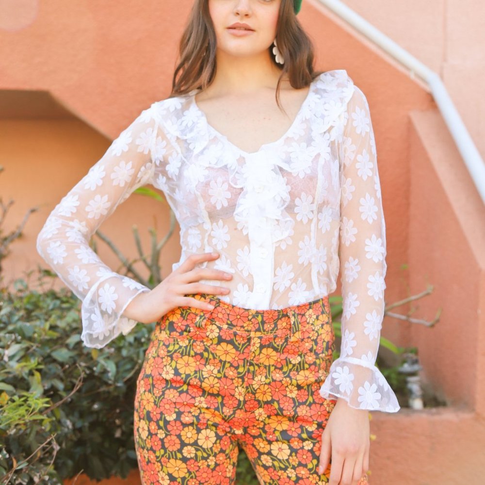 Miracle Eye - Daisy Lace Blouse (M)